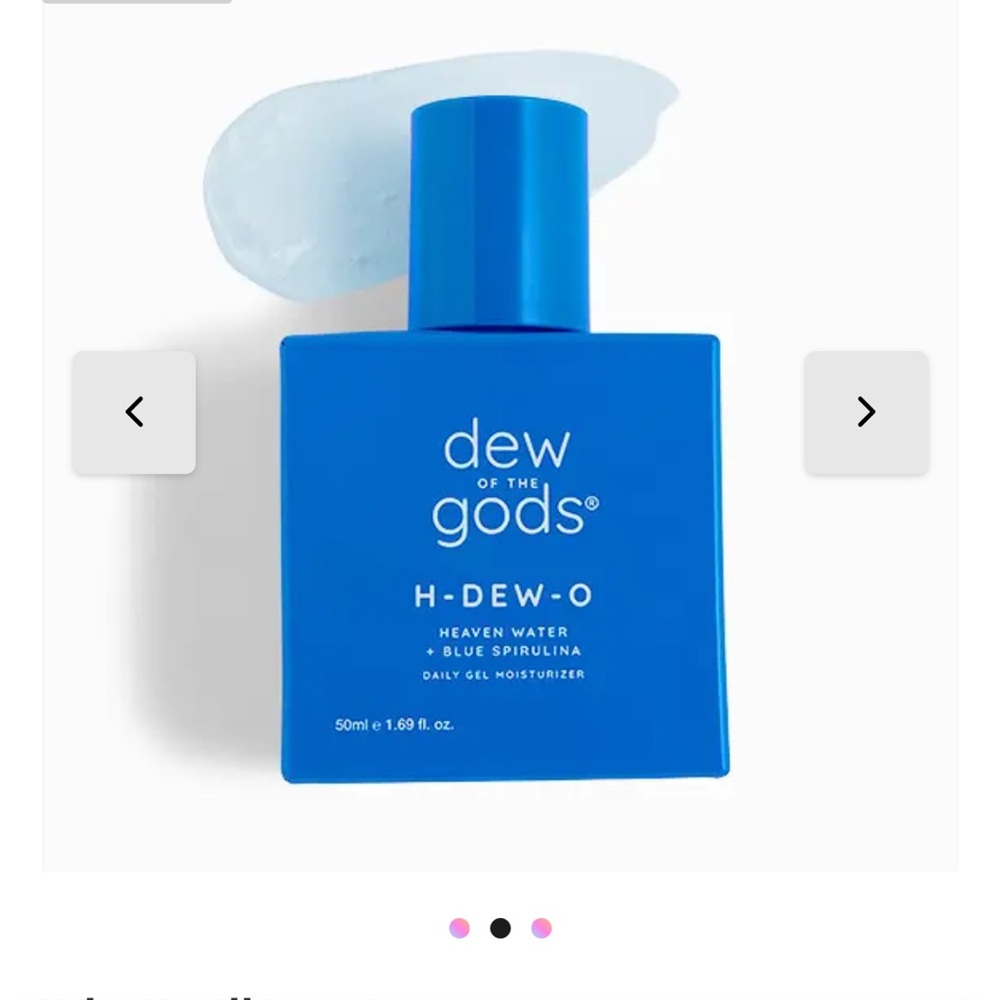 Dew of the Gods H-DEW-O Blue Gel Moisturizer